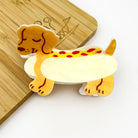 Hot Dog Hair Claw Clip