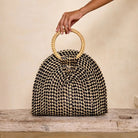 Rose & Lee Co Rattan Palm Leaf Bag Bags