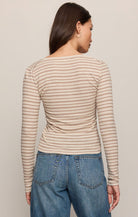 Rose & Lee Co Andie Top, Light Oatmeal Heather by Z Supply Long Sleeve