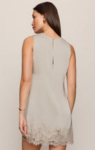 Rose & Lee Co Meadow Muse Dress, Frosted Pearl by Z Supply Casual Dresses