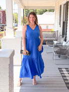 Rose & Lee Co Natalie Dress, Blue Work Dress