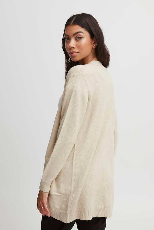 Neutral Long Sleeve Cardigan Apex Ethical Boutique