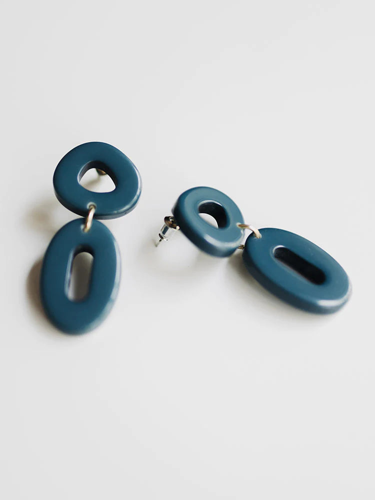 Oblong Hoop Earrings Apex Ethical Boutique