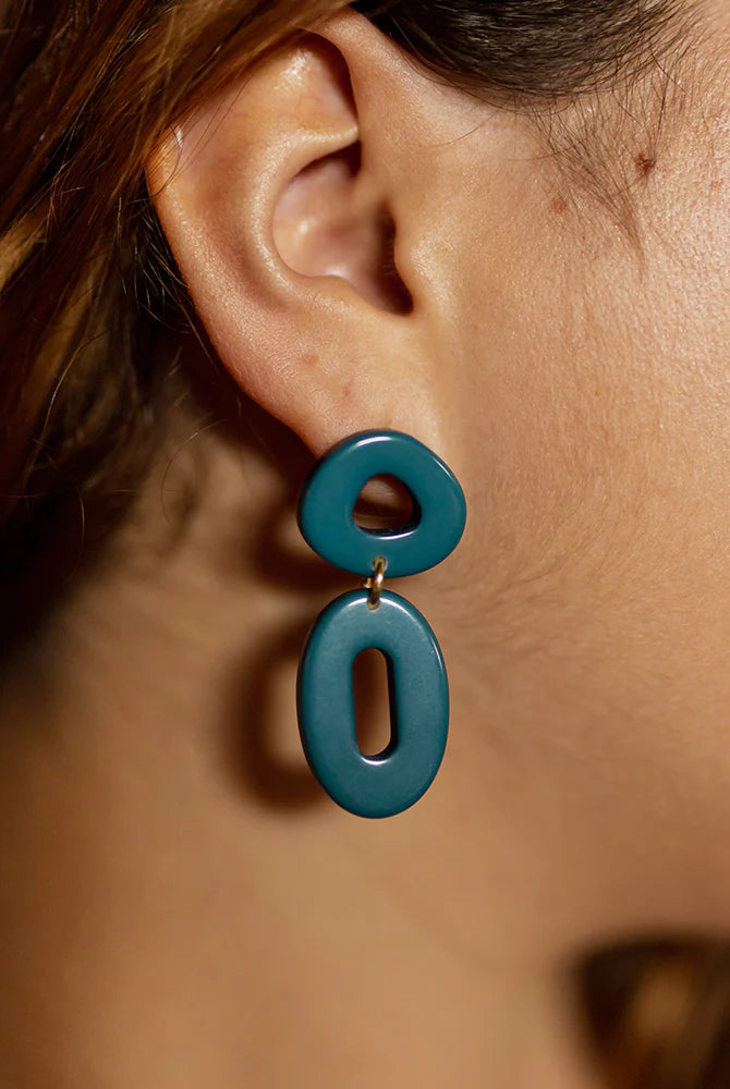 Oblong Hoop Earrings Apex Ethical Boutique
