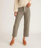 Olive Green Wide Leg Pants Apex Ethical Boutique