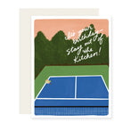 Rose & Lee Co Out of the Kitchen Pickleball Birthday Card Stationery