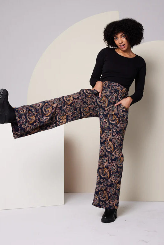 Paisley Printed Pants Apex Ethical Boutique