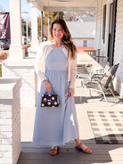 Cream Long Sleeve Button Front Cardigan