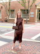 Rose & Lee Co Peyton Skirt, Brown Skirts