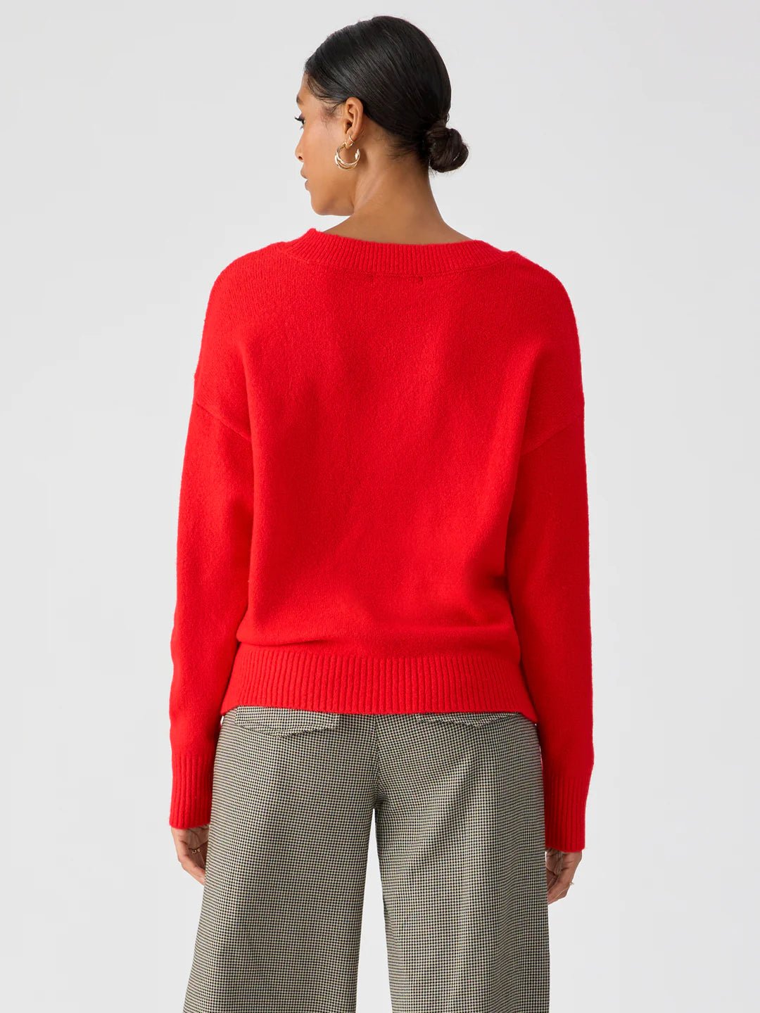 Rose & Lee Co Camden Pullover, Lipstick Sweater