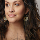 Refined Earrings, Solar Rays/Gold Vermeil