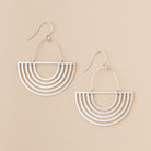 Refined Earrings, Solar Rays/Sterling Silver