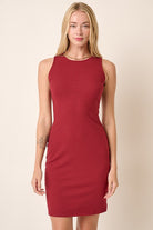 Ribbed Mini Dress Apex Ethical Boutique