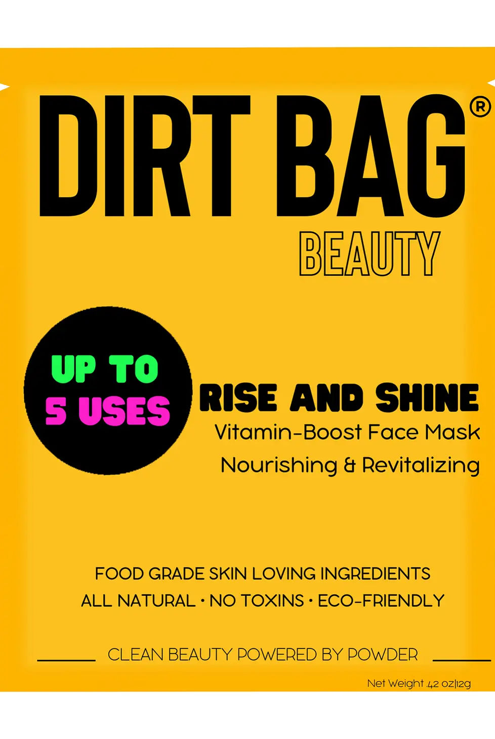 Rise N Shine Face Mask Apex Ethical Boutique