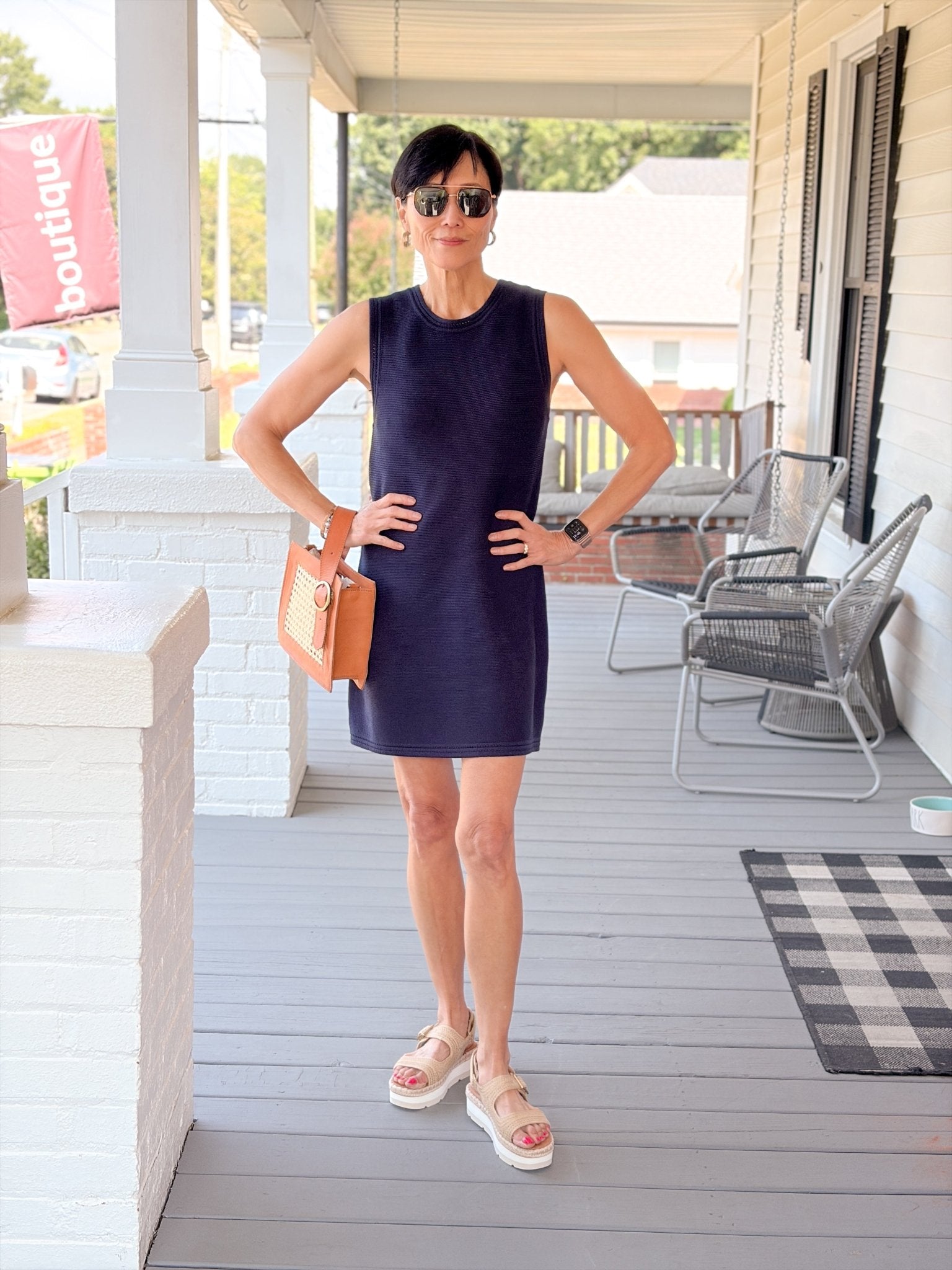 Rose & Lee Co Sandbar Crochet Dress, Eclipse by Z Supply Casual Dresses