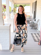 Rose & Lee Co Sandbar Dress, Lotus/Black by Sanctuary Work Dress