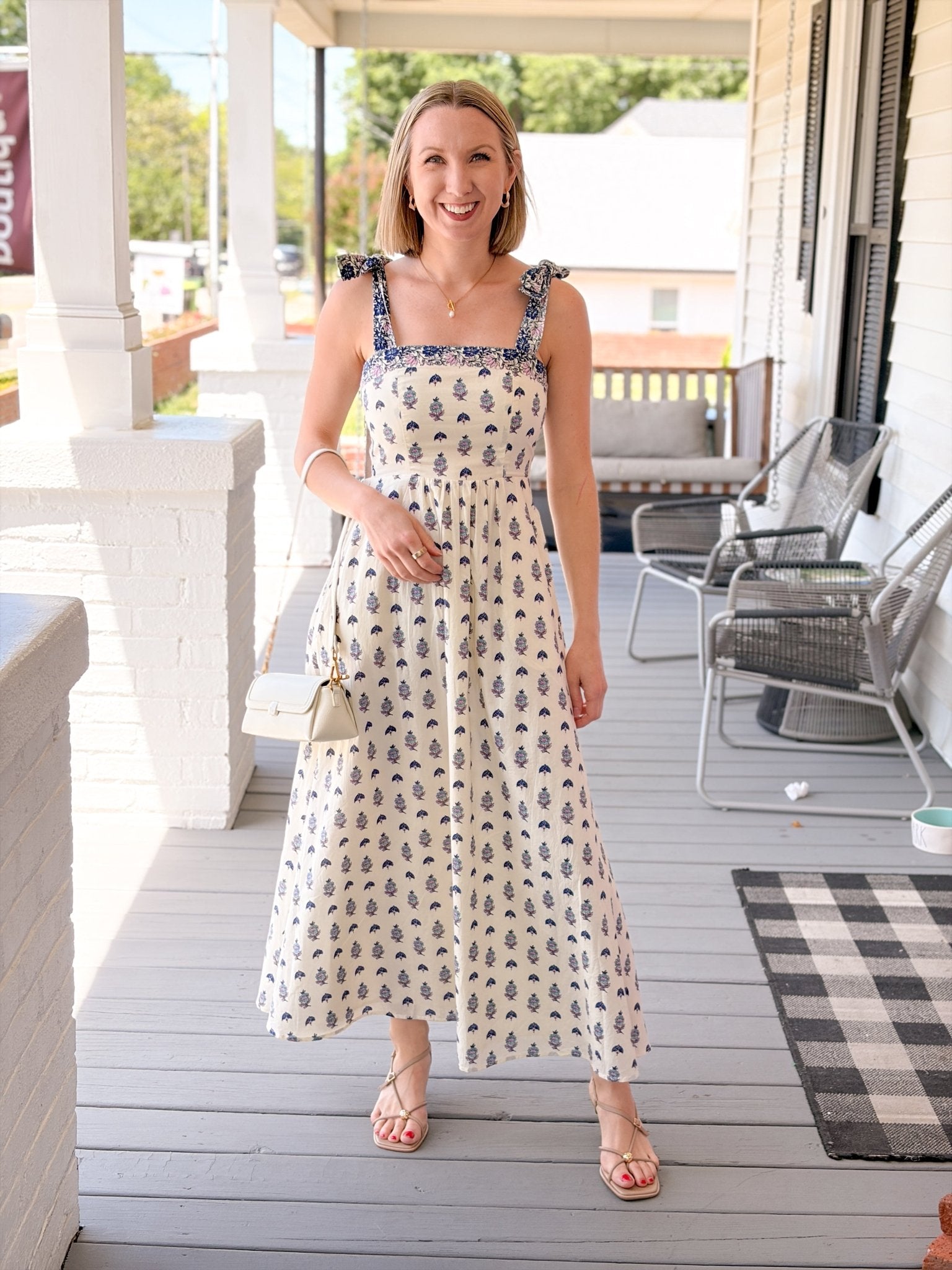 Rose & Lee Co Santa Barbara Dress, Blue Pearl Event Dress
