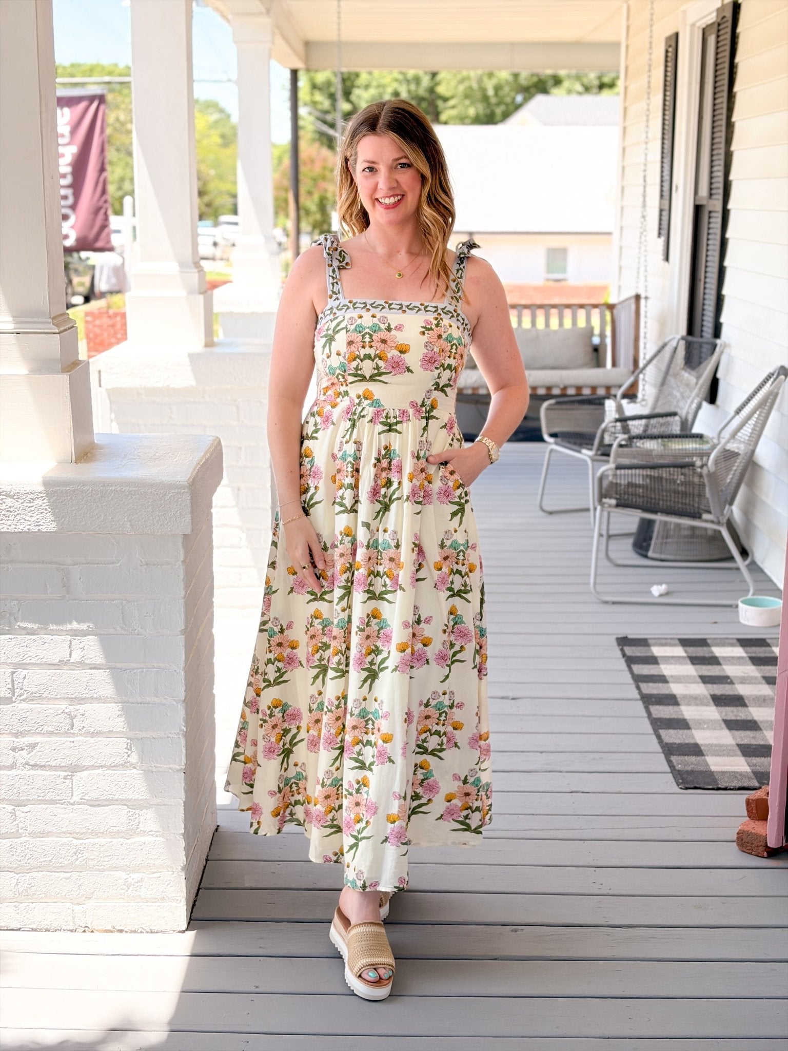 Rose & Lee Co Santa Barbara Dress, Powder Blue Event Dress