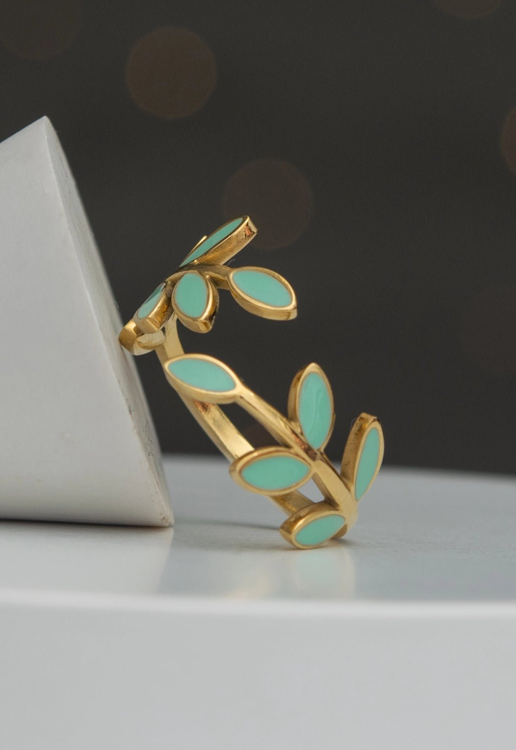 Rose & Lee Co Seeds of Hope Ring, Mint Rings