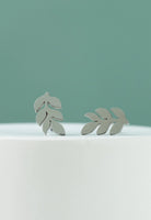 Silver Leaf Studs Apex Ethical Boutique