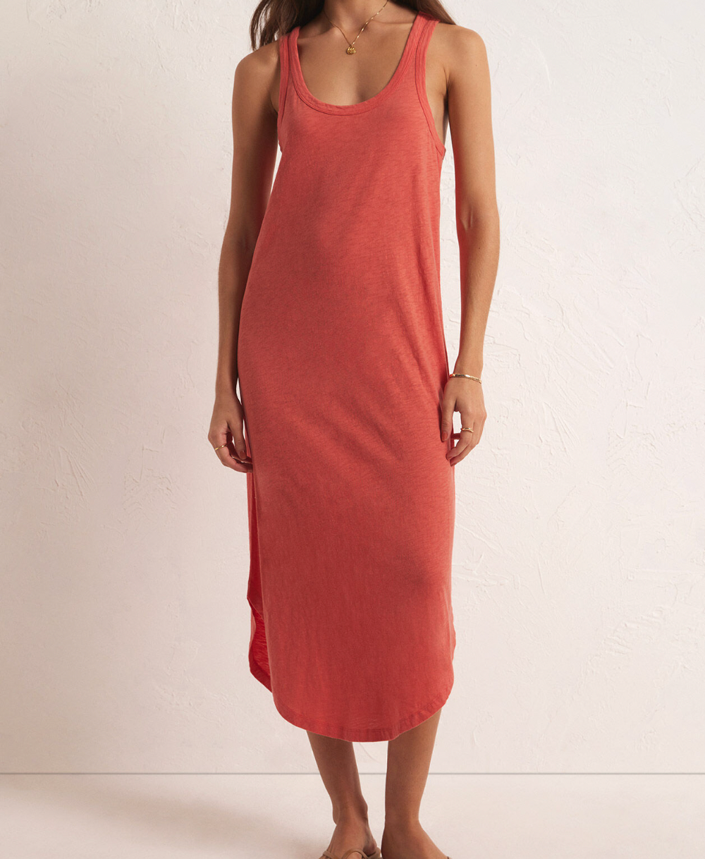 Sleeveless Midi Dress Apex Ethical Boutique