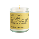 Slow Living Candle Apex Ethical Boutique