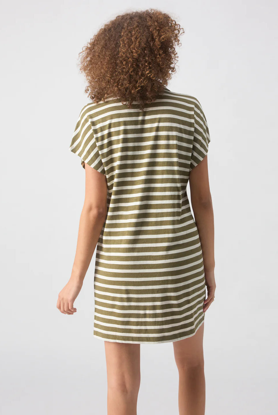 Striped Collared Dress Apex Ethical Boutique