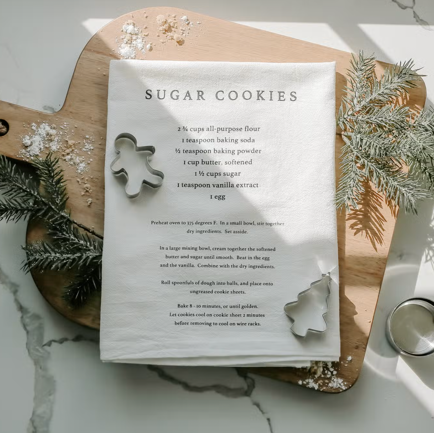 Sugar Cookies Tea Towel Apex Ethical Boutique