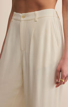 Sea Salt Linen Straight Leg Pants 