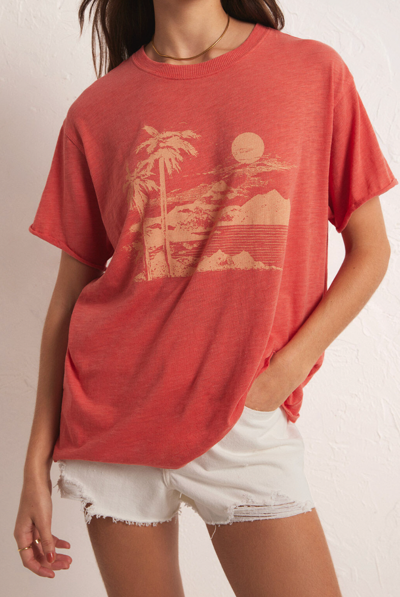 Sunset Graphic Tee Apex Ethical Boutique