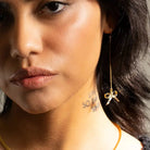 Rose & Lee Co Take A Bow Earring, 18K Gold Plated Earrings