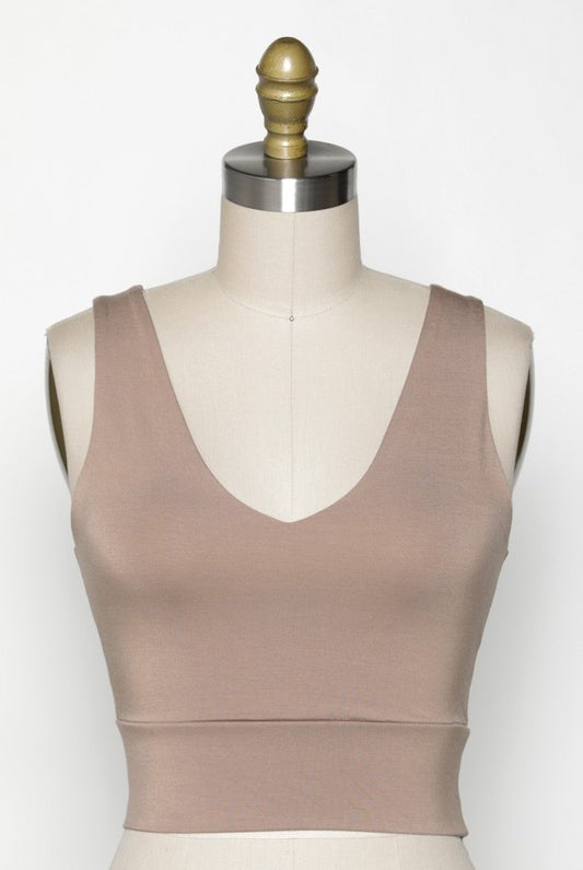 Taupe Tank Top Apex Ethical Boutique