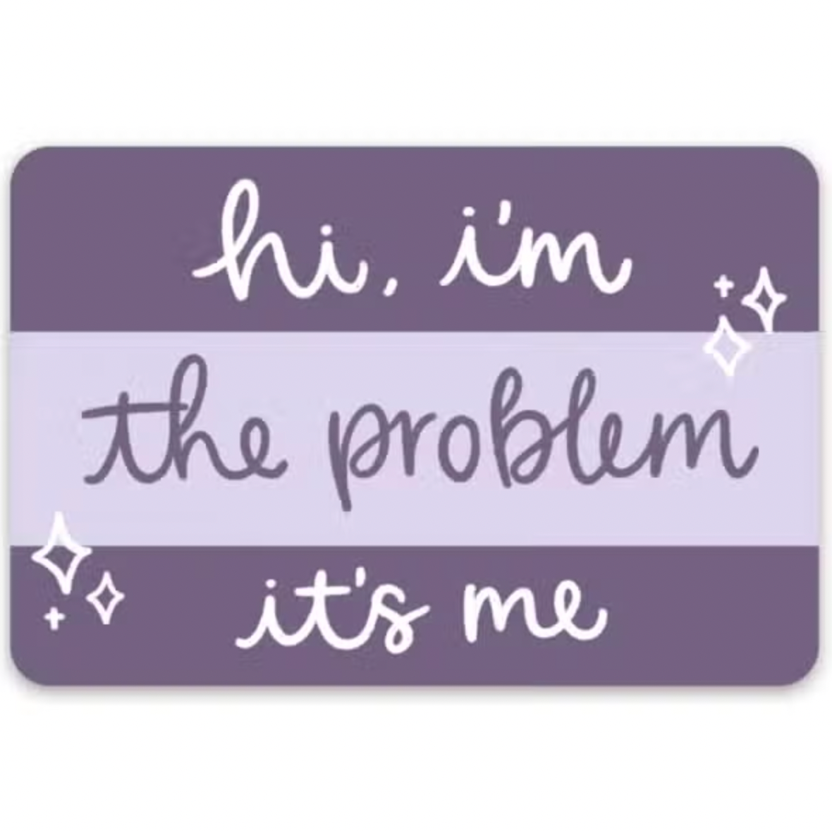 Taylor Swift Inspired Hi, I'm the Problem Sticker Apex Ethical Boutique