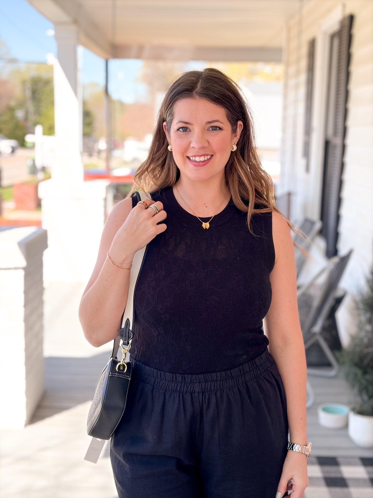 Rose & Lee Co Tibi Tank, Black by Z Supply Tanks