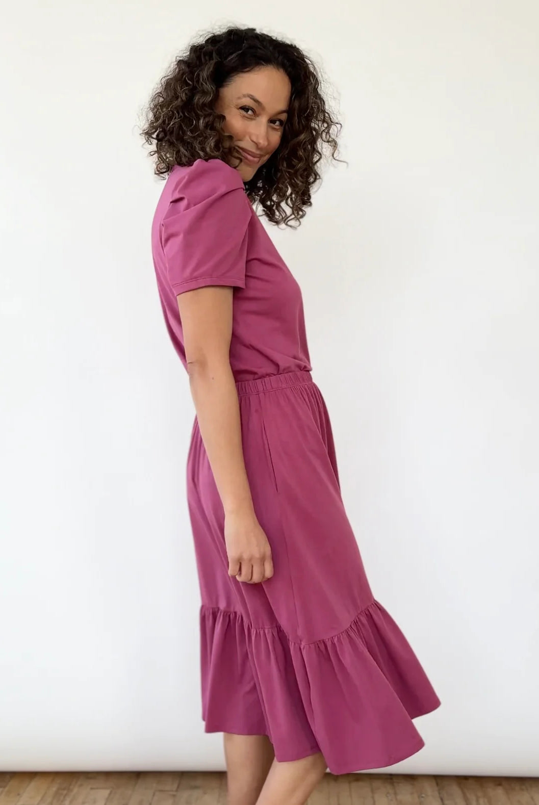 Tiered Ruffled Skirt Apex Ethical Boutique