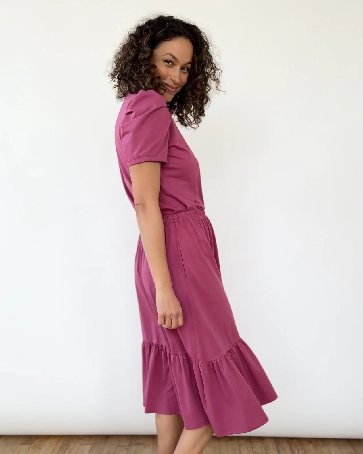 Tiered Ruffled Skirt Apex Ethical Boutique