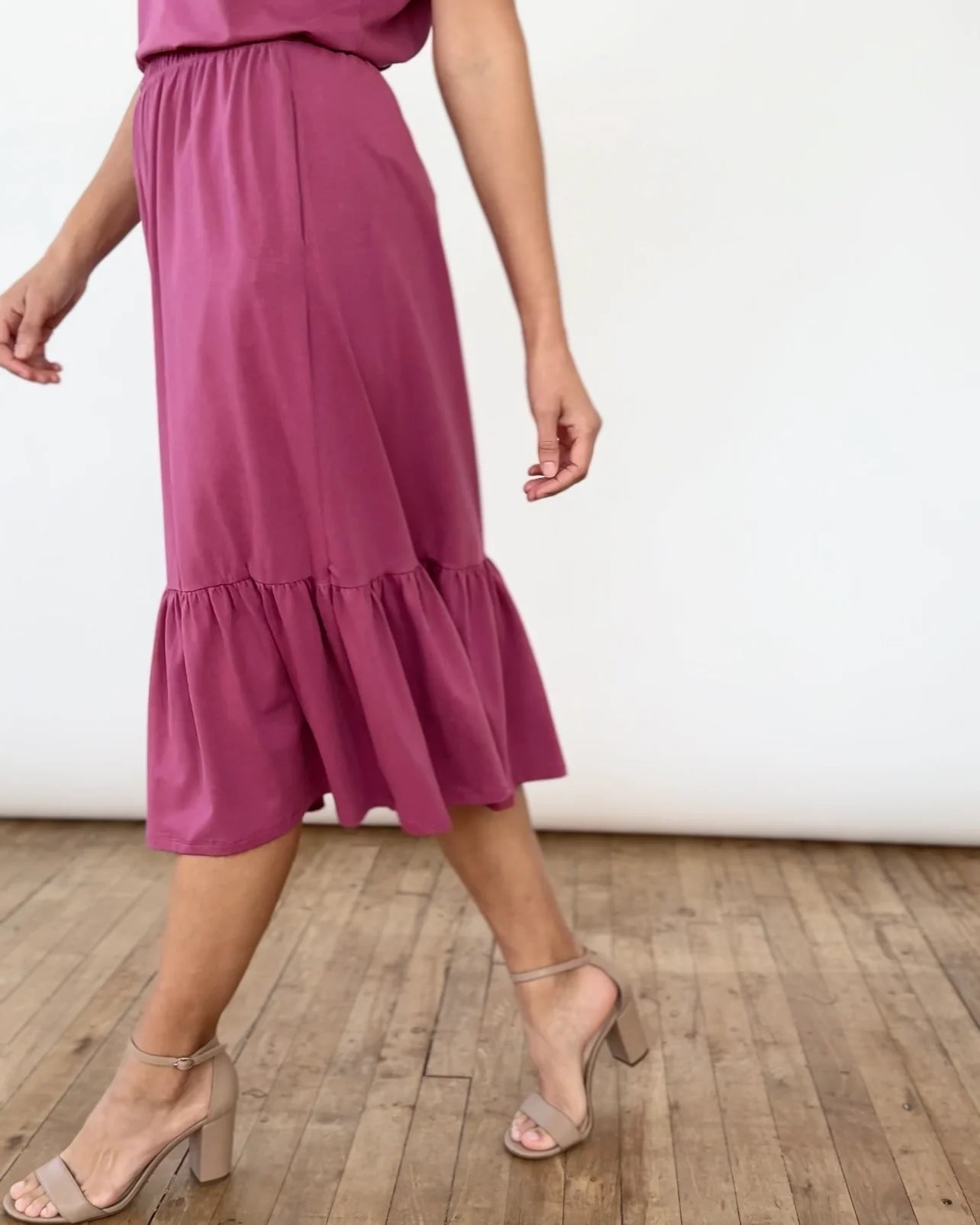 Tiered Ruffled Skirt Apex Ethical BoutiqueTiered Ruffled Skirt Apex Ethical Boutique