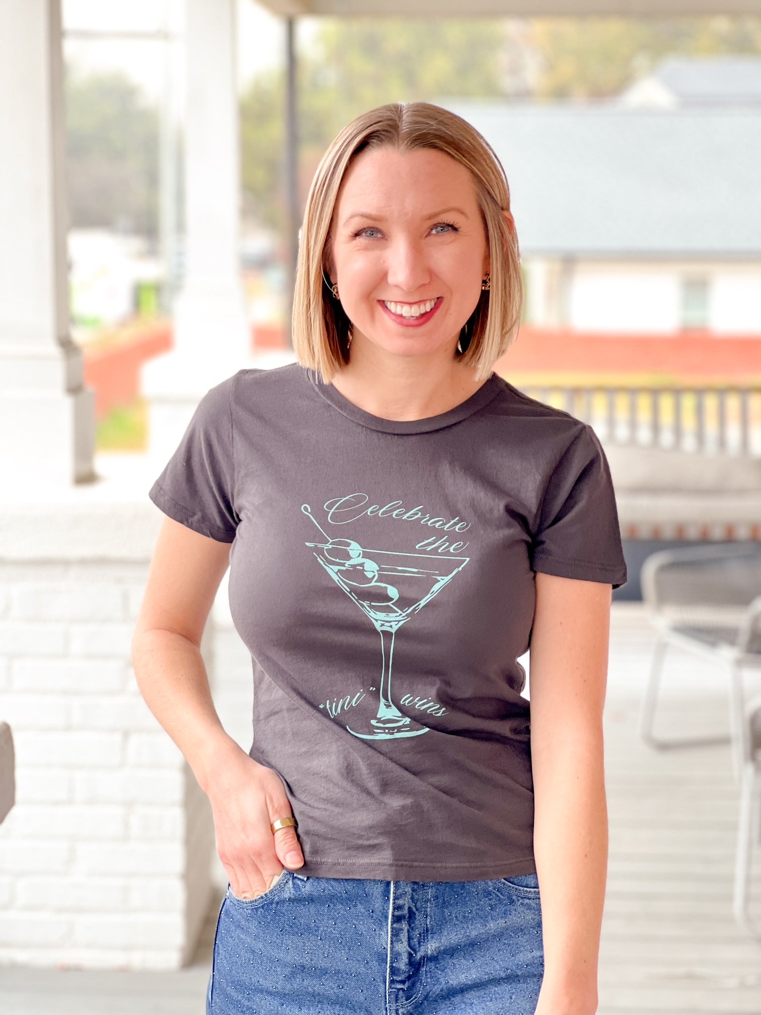 Vintage Black Graphic Short Sleeve Tee