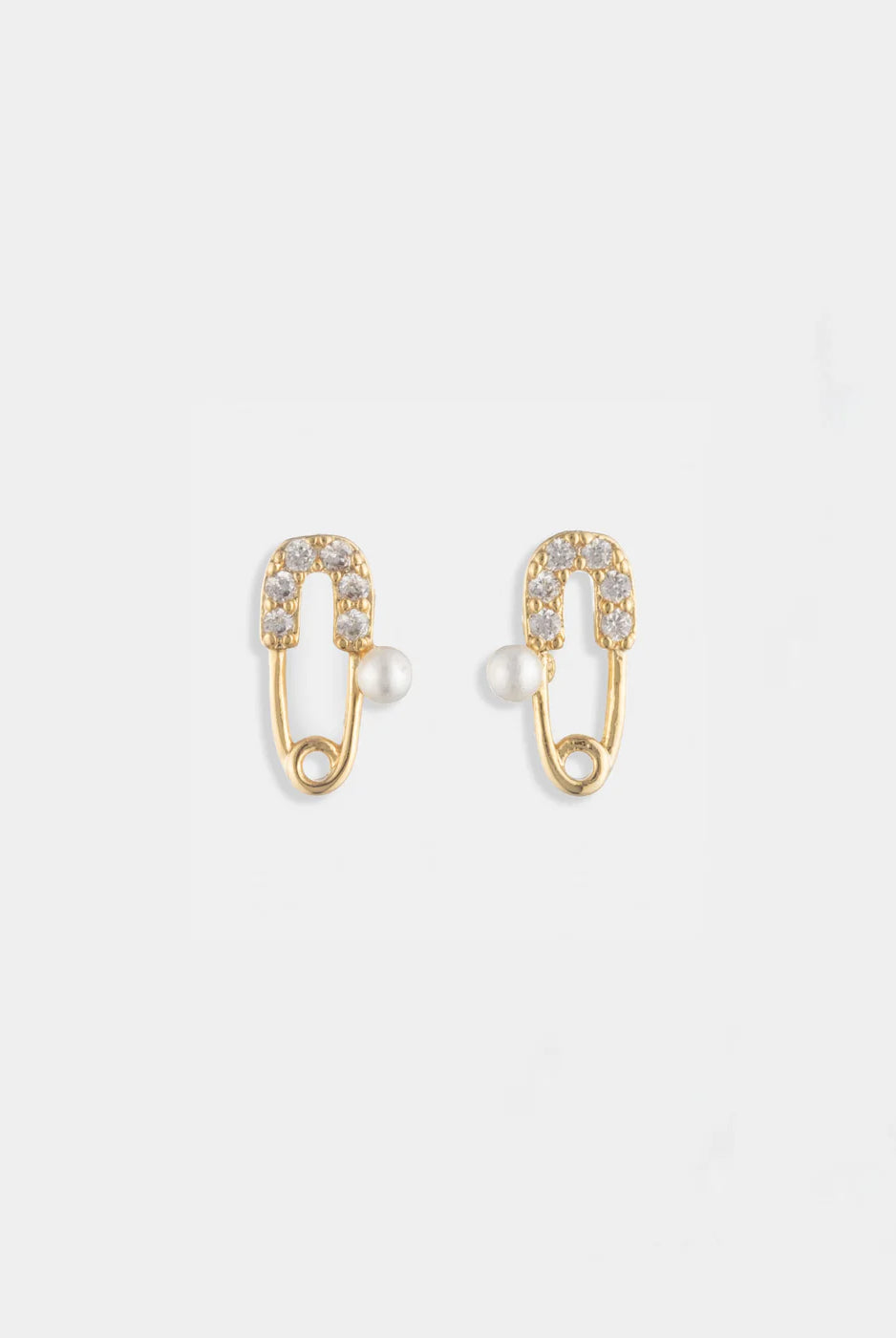 Tiny Pin Pearl Earrings Apex Ethical Boutique