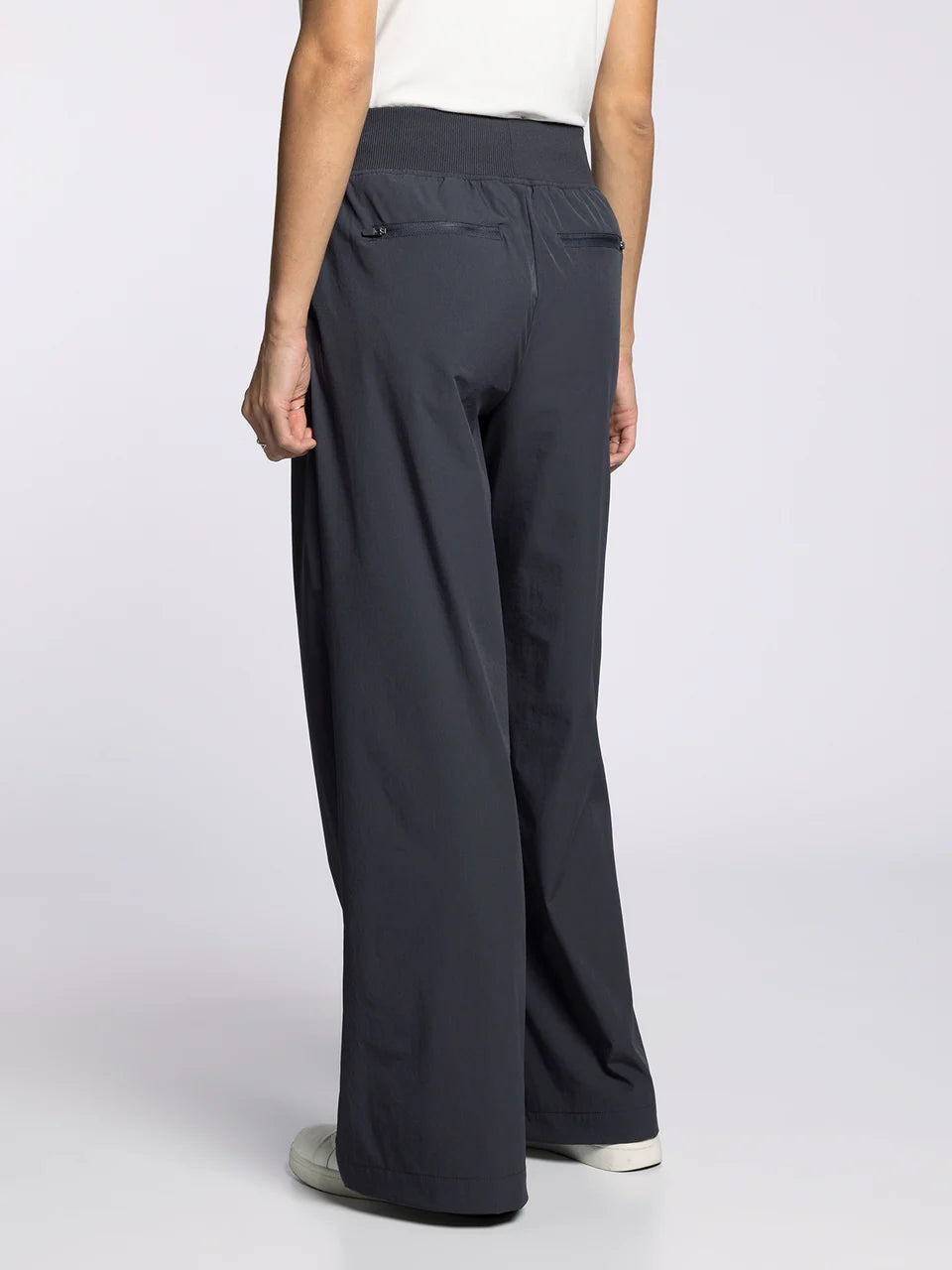 Charcoal Blue Athletic Track Pants