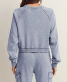 Washed Blue Sweatshirt Apex Ethical Boutique
