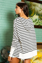 White/Black Hoodie Apex Ethical Boutique