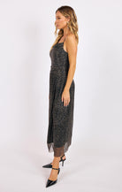 Sleeveless Cowl Neck Maxi Dress