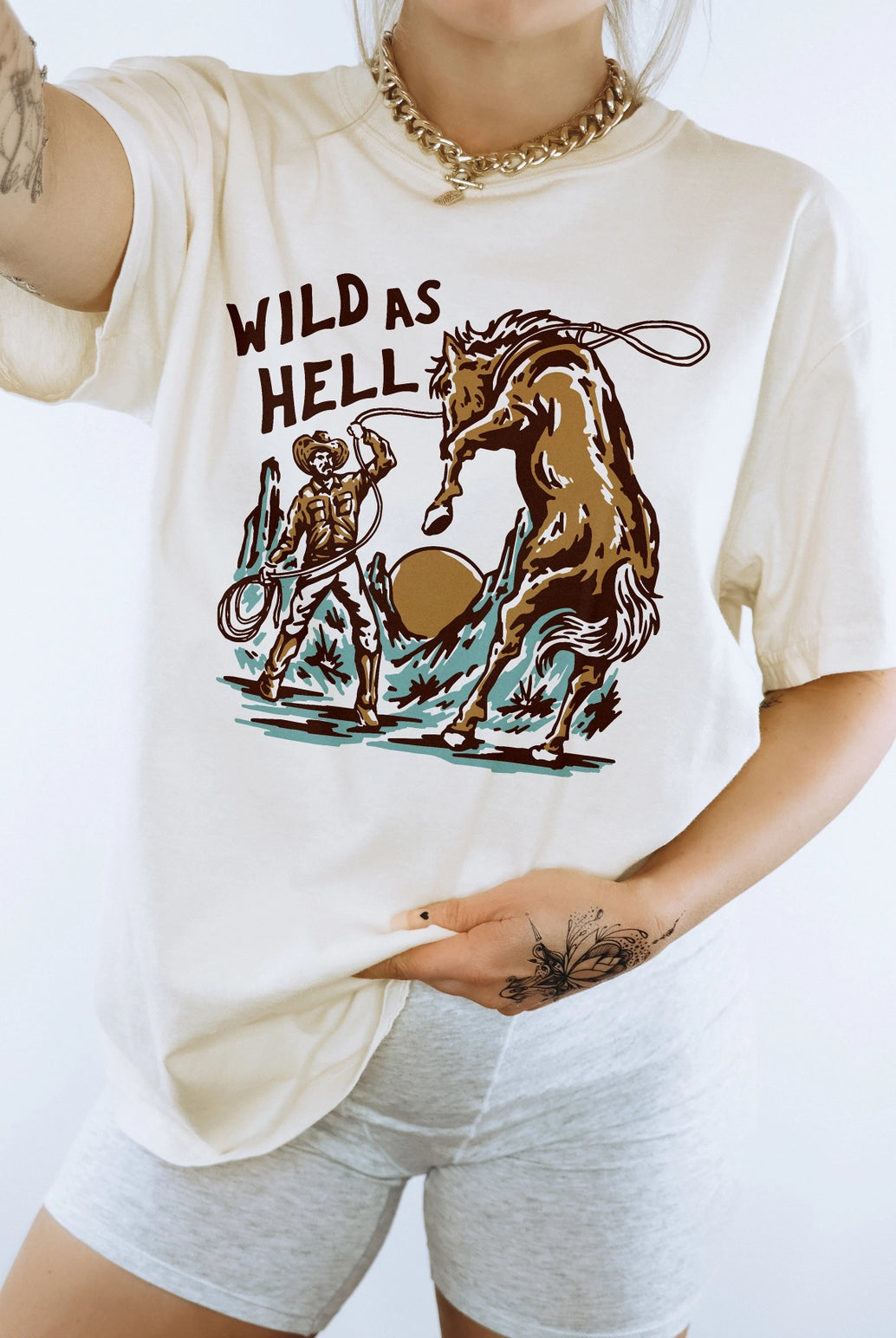 Wild As Hell Tee Apex Ethical Boutique