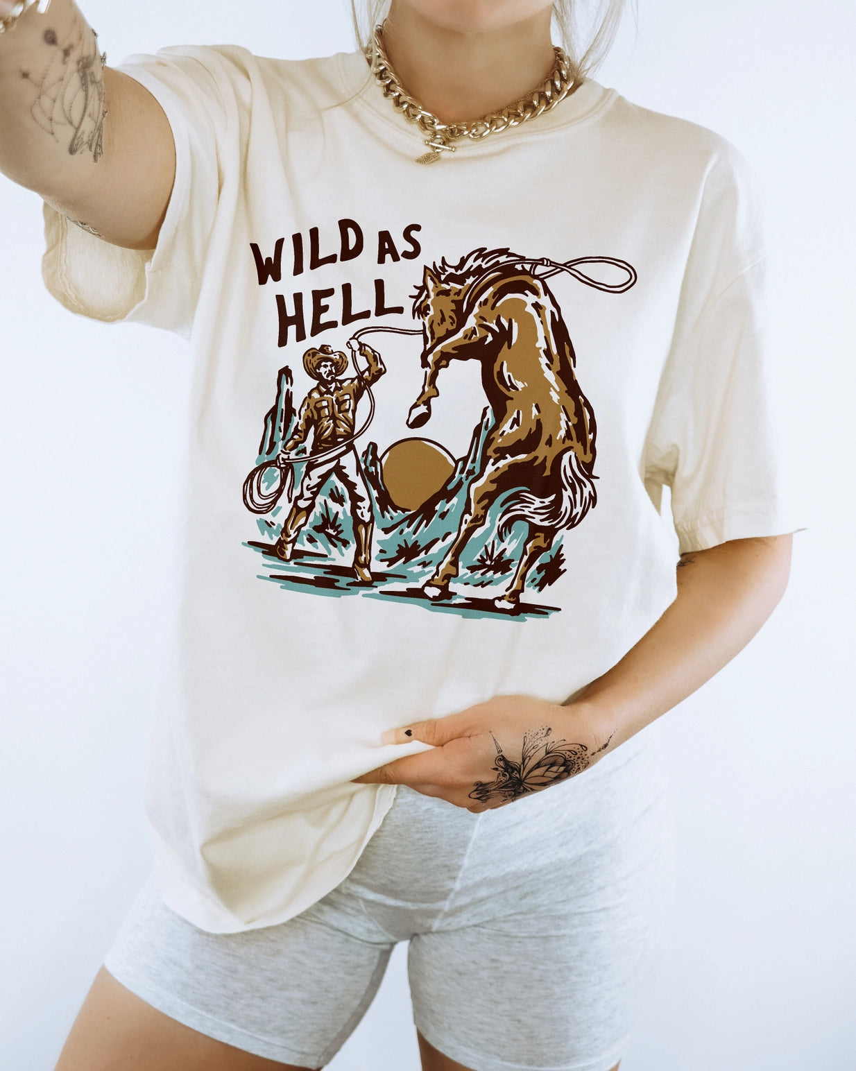 Wild As Hell Tee Apex Ethical Boutique