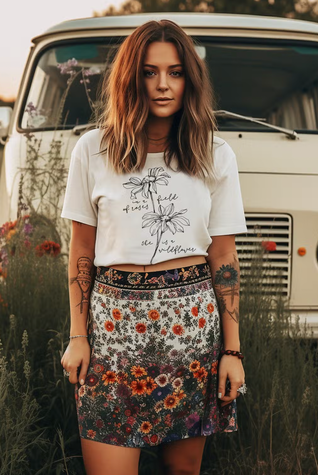Wildflower Tee Apex Ethical Boutique