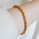 Gold Rope Bracelet