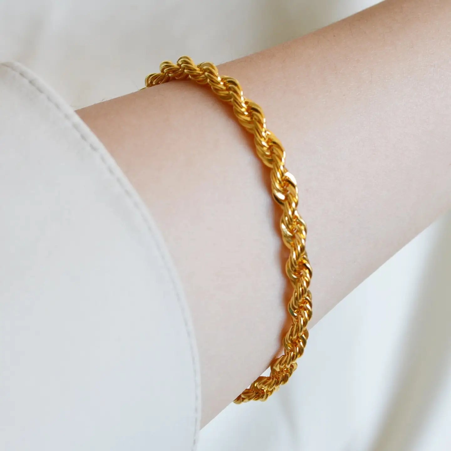 Gold Rope Bracelet