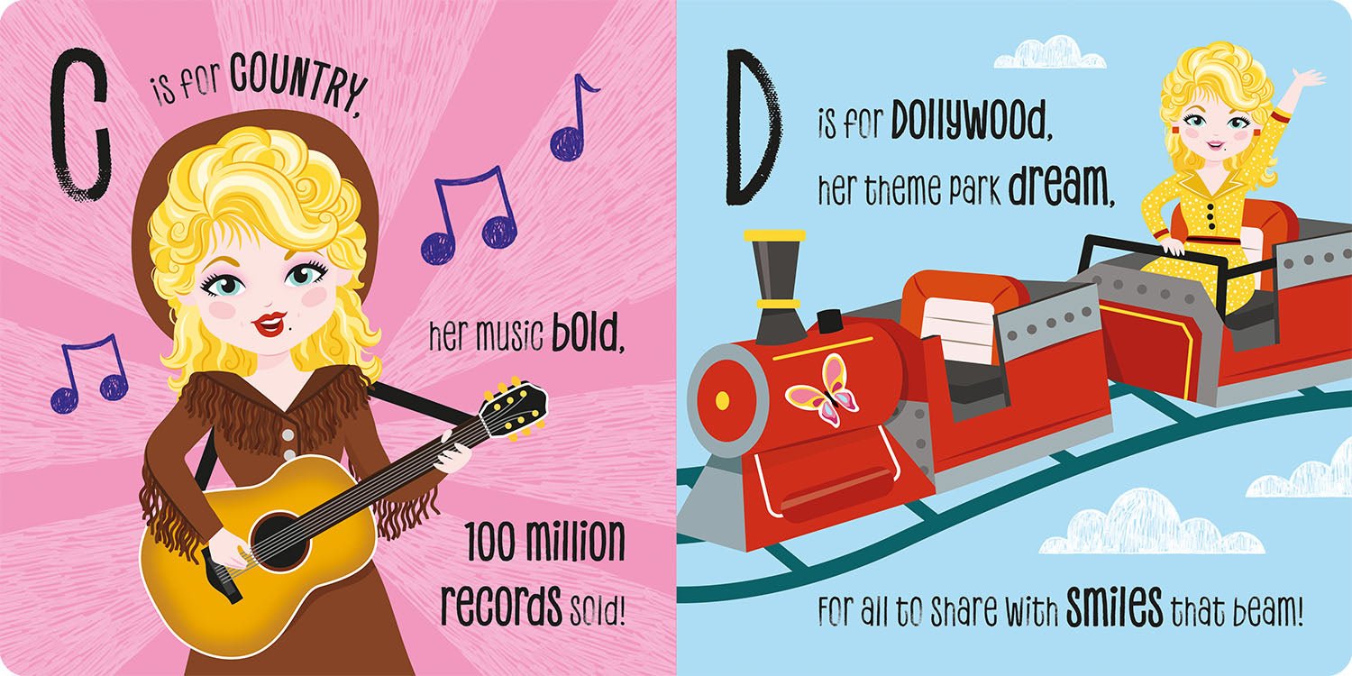 Rose & Lee Co Lullaby Legends: ABC of Dolly Parton: A Rhyming Lullaby Home & Gifts