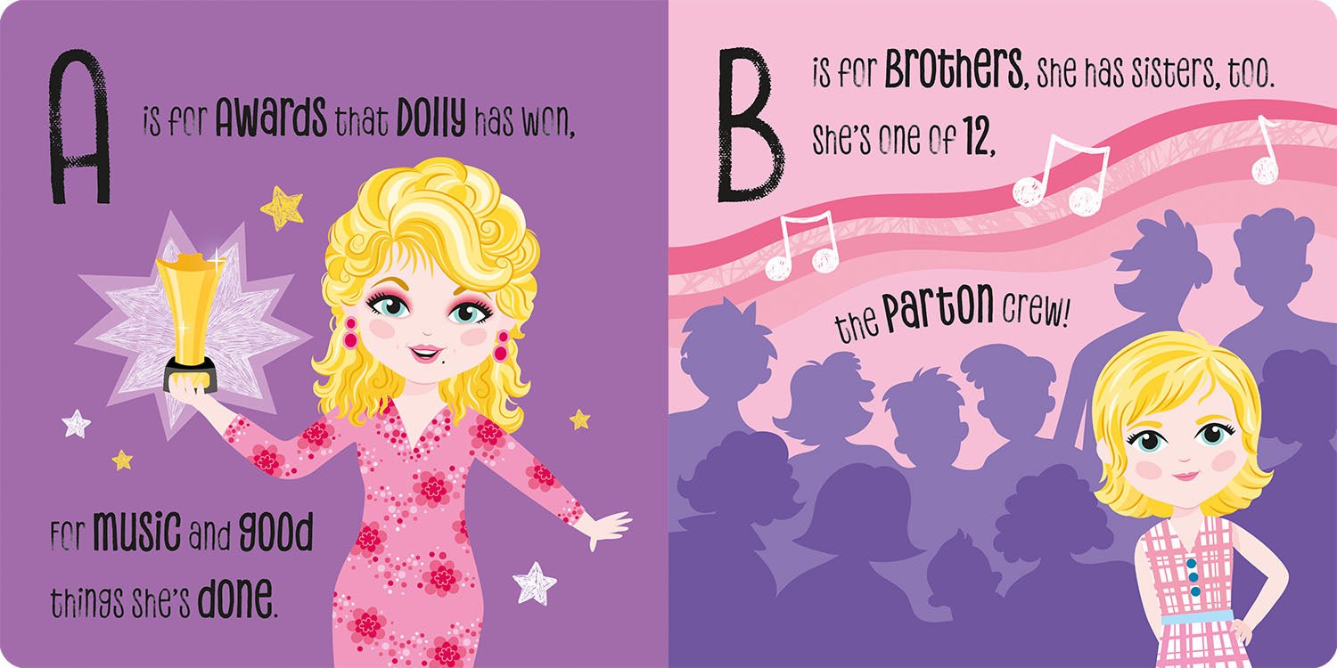 Rose & Lee Co Lullaby Legends: ABC of Dolly Parton: A Rhyming Lullaby Home & Gifts